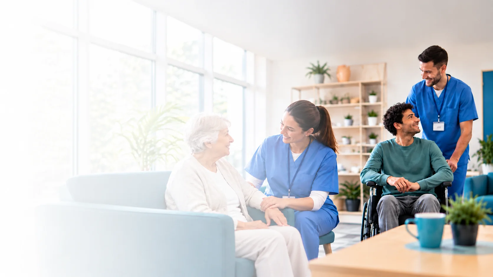 Working professional studying an online Health and Social Care Diploma in Qatar
