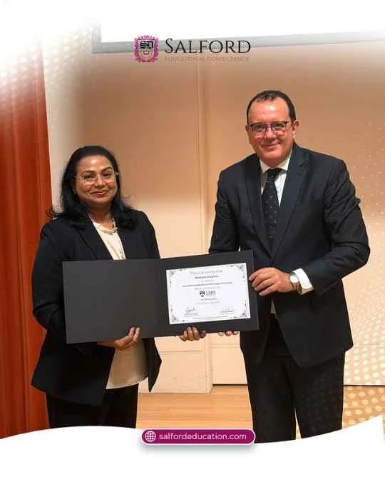 Oxford Leadership Masterclass award presentation