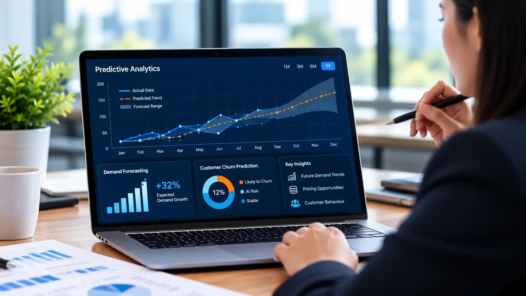 Predictive analytics and business forecasting